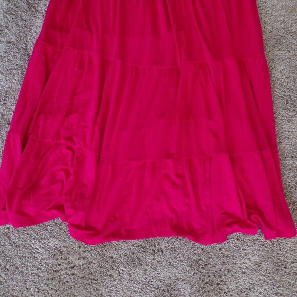 Seraphine pink tiered dress M - Picture 4 of 10